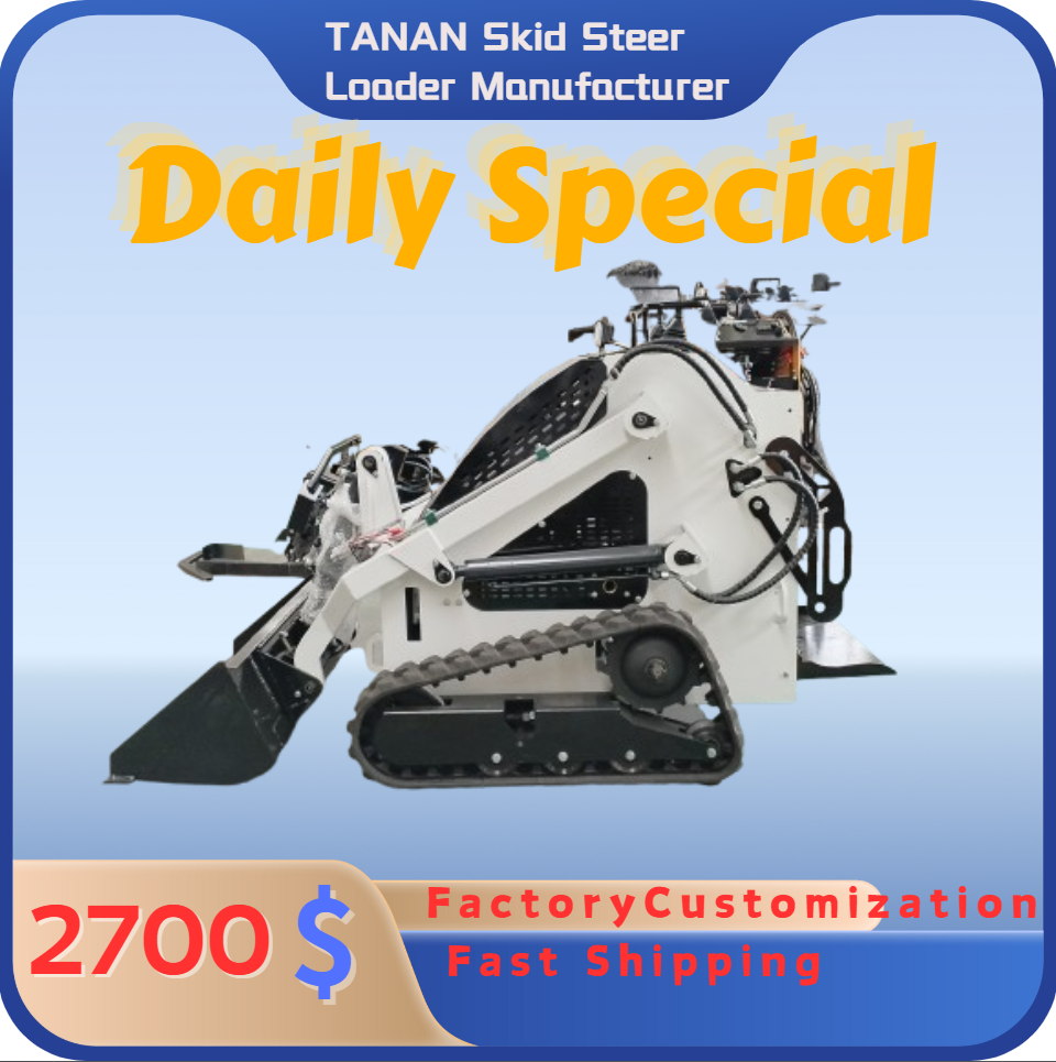 A300(1) Mini Skid Steer Loader - Compact 15HP, 300Kg Load, Special Offer for USA