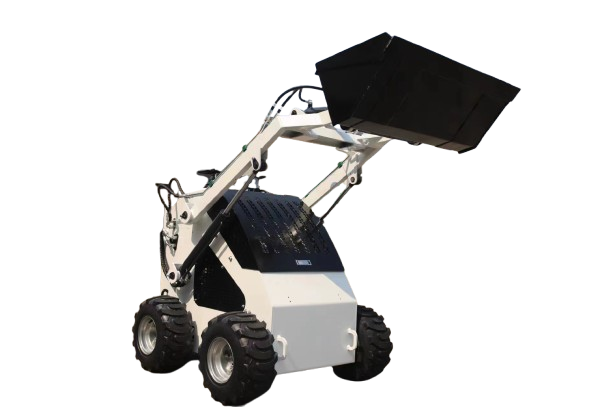 Mini wheeled skid steer loader